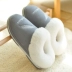 Dép cotton ở nhà lông trong nhà dày cộng với nhung mùa đông ấm áp nhà chống trượt giày nam cotton mùa đông túi với nam Trang chủ