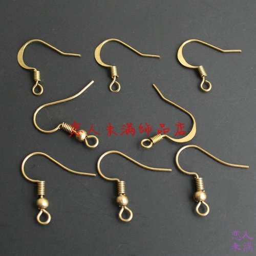 Аксессуар, латунные аксессуары, серьги, 0.7мм