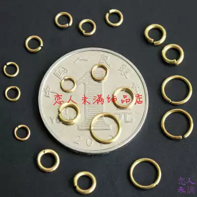 DIY accessories 0 6*3 5 0 7*4 0 8*5 1 0*5 0 8 * 7mm brass blank split ring ring