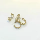 Корейские латунные серьги, аксессуар ручной работы, аксессуары