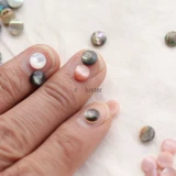 6 мм круглое кольцо натуральная раковина раковина раковина белая бабочка