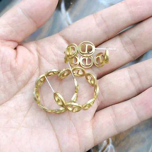 Корейские латунные серьги, аксессуар ручной работы, аксессуары, DIY