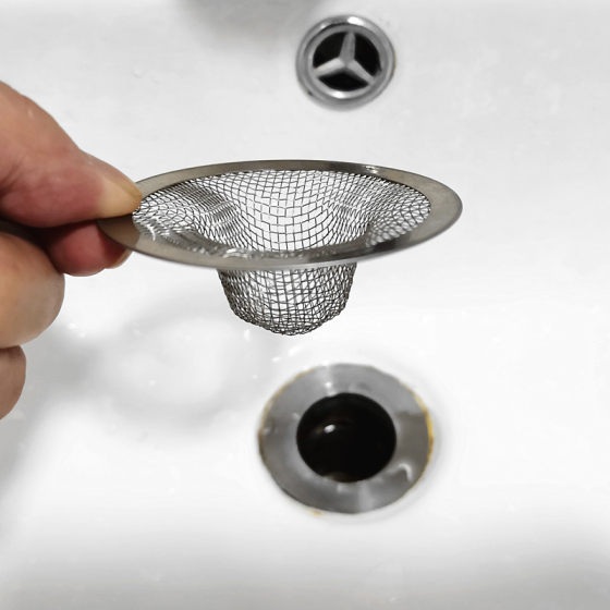 2个装 下水道过滤网地漏滤网浴室毛发防堵网水槽洗手盆网漏斗水池