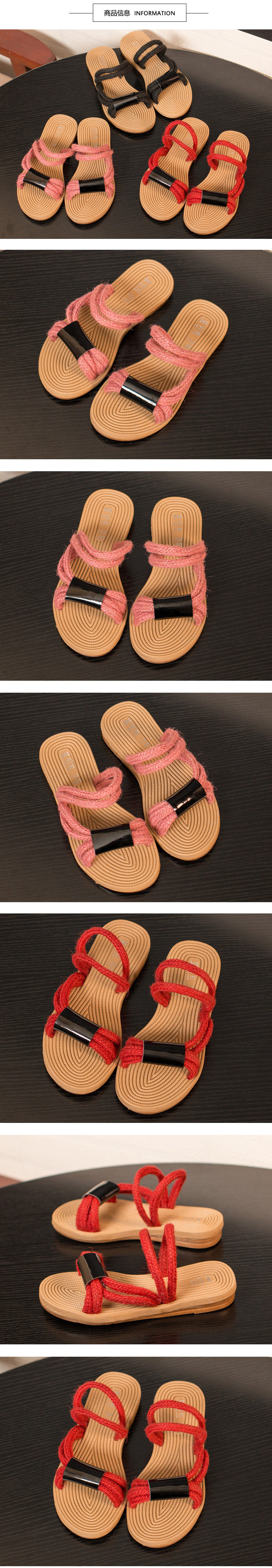 Pantoufles enfants en autre pour été - semelle caoutchouc - Ref 1033915 Image 6