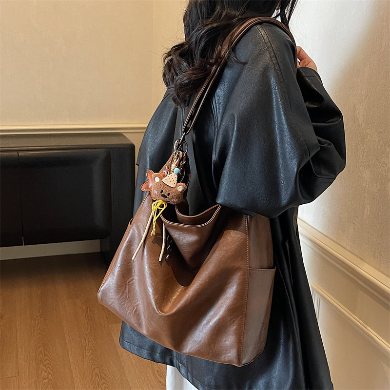 Women's Minimalist Large-Capacity Crossbody Tote Bag 2026, Casual Student Commuter Shoulder Bag - Thumbnail 4