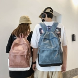 Модный полиуретановый школьный рюкзак для школьников, универсальная сумка, ноутбук, в корейском стиле, подходит для студента