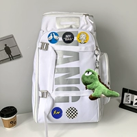 Белый динозавр, подвеска, значок