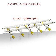 欣维尔 双排管真空气体分配器具新型/高真空阀 2/3/4小咀 双排管实验室双排管真空气体分配器具高真空阀 M11