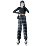 Tide, тонкие демисезонные штаны, французский стиль, на шнурках, популярно в интернете, свободный прямой крой