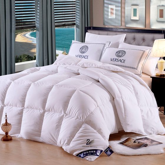 Genuine pure cotton feather velvet five-star hotel quilt core winter quilt winter quilt thickened and warm 8/10Jin [Jin equals 0.5 kg] dormitory