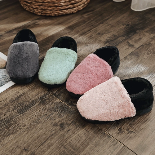 Детские демисезонные нескользящие удерживающие тепло дышащие мультяшные милые флисовые тапочки для мальчиков