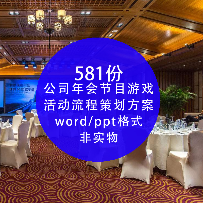 Company annual meeting activity planning process creative program game host props speech word solution text