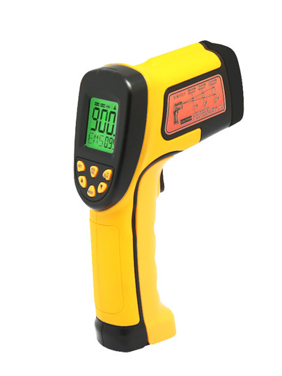 Xima As862A High-Precision Handheld High-Temperature Industrial Portable Oil-Water Temperature Backlit Infrared Thermometer