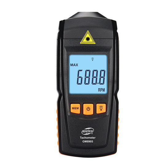 Biaozhi Gm8905 Laser Tachometer, Induction-Type Photoelectric Tachometer, Contact-Type Tachometer