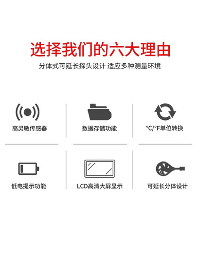 Xima Split-Anemometer-Anemometer, digitales Anemometer, Windgeschwindigkeitsmessgerät, Anemometer, tragbarer Windmesser