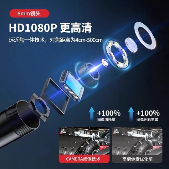 Smart Rat NF-615 hochauflösendes Farbbildschirm-Endoskop, industrielle Wartung, Pipeline-Kamera, Fotografie, Reparatur, Inspektion, endoskopisches Instrument