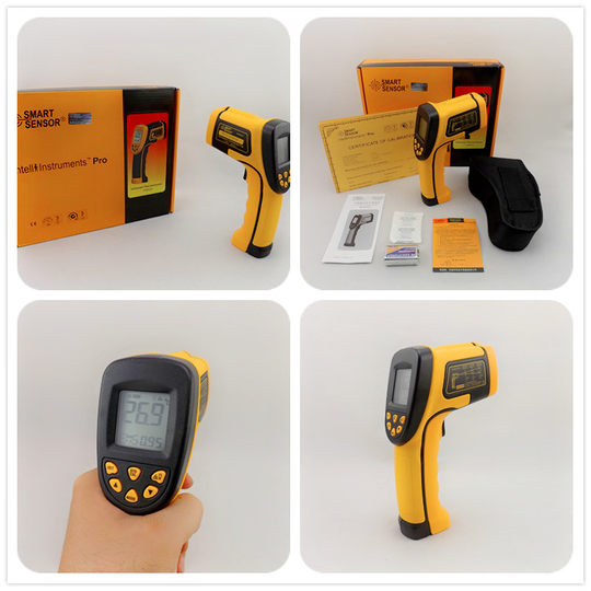Xima As842A Infrared Thermometer Digital Display Industrial-Grade Kitchen Baking Frying Water Temperature Handheld Thermometer