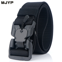 Special forces multi-function tactical belt mens tooling quick release magnetic buckle outdoor military training nylon canvas training Belt