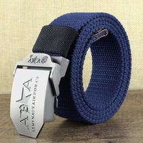 Special Forces Mens Canvas Belt Womens Pants with Outdoor Military Training Belt Leisure Joker Youth Military fans Tactical Belt