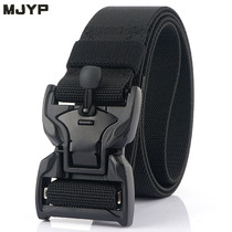 Special Soldier Outdoor Training Automatic Magnetic Buckle Function Tactical Belt belt Mens work clothes Pants Canvas Army Training Pants Belts