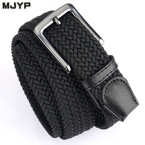 Fashion Belt Youth Business Needle Buckle Elastic elastic woven belt male and female pants with canvas Army training belt casual