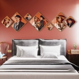 Фото стена украшения бесплатная комбинация комбинированная настена творческая индивидуальность гостиная