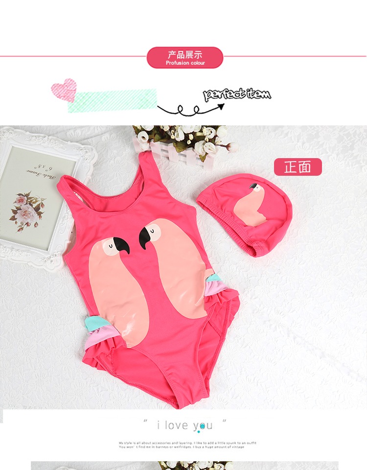 Trẻ em Xiêm Tóm tắt Bộ mũ trùm đầu Hàn Quốc Slim Thoải mái Suối nước nóng Bơi biển Cô gái Đồ bơi Bán buôn đồ bơi bé gái