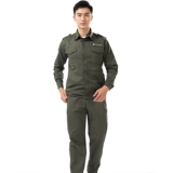 Мужской летний хлопковый тонкий износостойкий комбинезон для работы, рабочая одежда, защита от ожогов