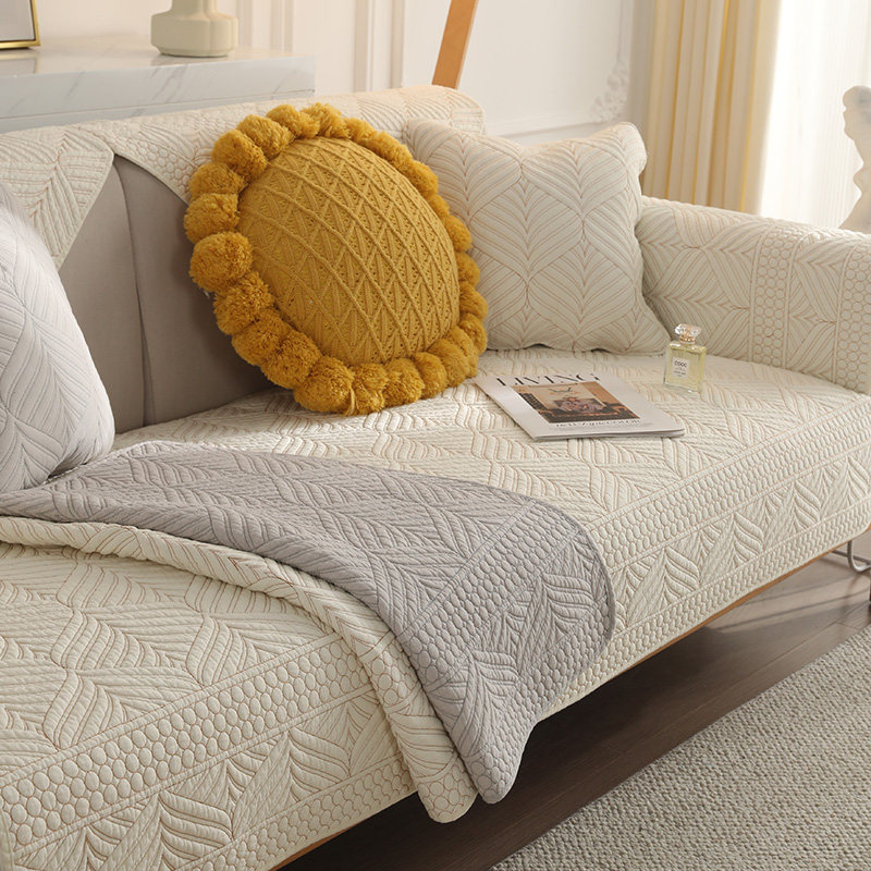 Nine cats cotton fabric sofa cushion four seasons cushion non-slip simple modern cotton summer day universal sofa cover