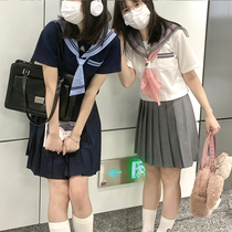 (Ghost Horse Girl) Liumai original summer sailor suit jk uniform college style short-sleeved top basic model