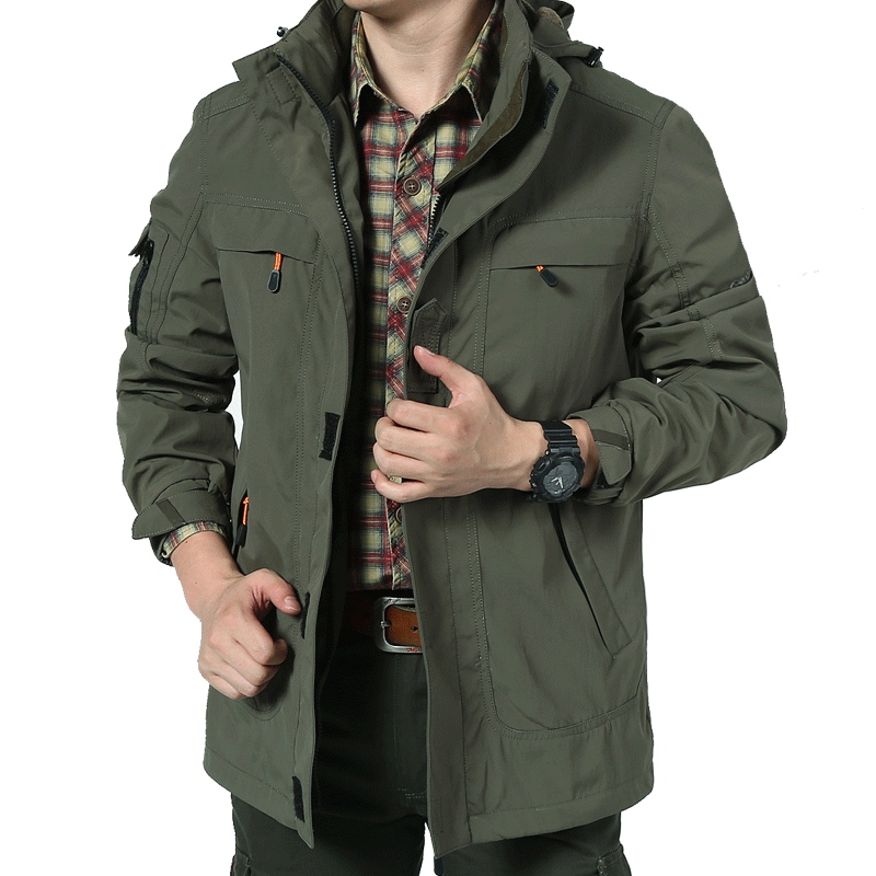 Blouson homme EARTHCAMEL     manches longues en Nylon - Ref 3119119 Image 5