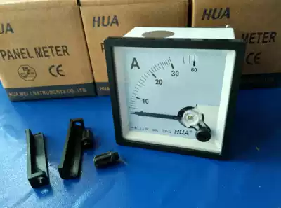 HUA Huawei CP-72 A Pointer type AC current meter Ampere meter CP-72 V AC voltage meter Volt meter