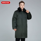 Длинное демисезонное пальто для мальчиков, шерстяная бархатная куртка для работы