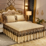 Стеганый комплект, демисезонное покрывало, лебедь, удерживающий тепло пододеяльник, европейский стиль, 4 предмета, увеличенная толщина, 4 шт