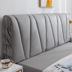 Bedside Cover 2026 New Model Tech Fabric Full Coverage Universal Thickened High-End Leather Wood Bed Backrest Soft Cover Classy and Elegant