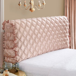All-Inclusive Fabric Headboard Cover, Soft Headboard Cover, Simple Modern European-Style Leather Bed Dust Cover, 1.8m Bed Protective Cover
