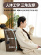 2026 No-Wash Oil Wax Leather Headboard Cushion Lumbar Support Backrest Bed Tatami Sofa Soft Cushion Pillow Removable and Washable