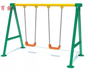 Kindergarten outdoor swing children's slide combination swing slide large swing frame toy outdoor amusement equipment