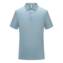 Mulberry silk polo shirt custom printed logo stock exchange center custom summer business work clothes t-shirt embroidery
