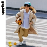 Летняя одежда, детский пуховик, длинное термобелье, куртка, средней длины, увеличенная толщина