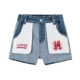 gxgkids quần áo trẻ em cô gái quần short denim 2020 mới mùa hè trẻ em thời trang quần nóng quần tây phong cách mùa hè - Quần jean