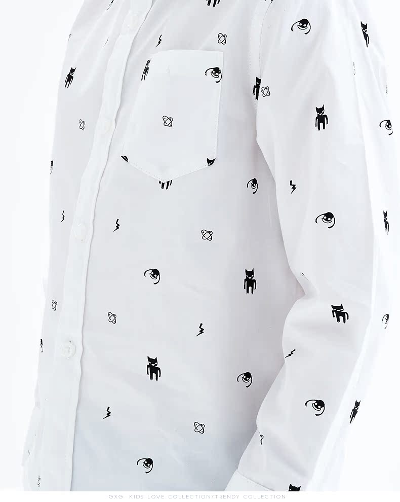 Chemise garcon GXG KIDS à manche longue - Ref 2073504 Image 13