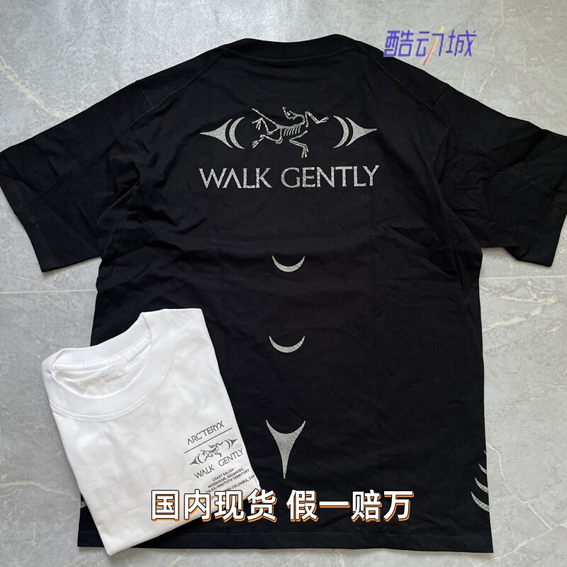 Arcteryx Walk Gently Co-Branded Salmon Skin Fish Scale Angel Eyes Short-Sleeved T-Shirt