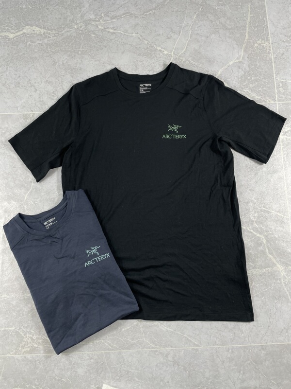 Authentic In-Stock Arcteryx Ionia Merino Wool Emblem Crew Neck T-Shirt Short Sleeve Kragg