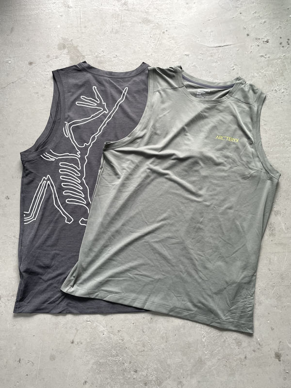 Authentic In-Stock Arcteryx Cormac Letter Logo Printed Round-Neck Sports Pullover Sleeveless Vest