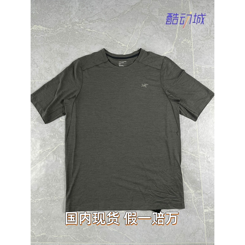 Authentic In-Stock Arcteryx Cormac Series Motus Breathable Ultra-Light Quick-Drying Crew Neck Short-Sleeve T-Shirt