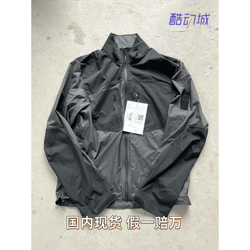 Authentic Arcteryx System a Series Drop 07 Hooded Waterproof Breathable Jacket