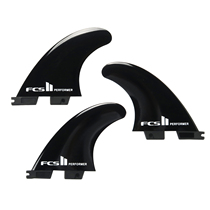 High quality FCS II black Plastic fin surfboard tail fin FCS second generation surf rudder