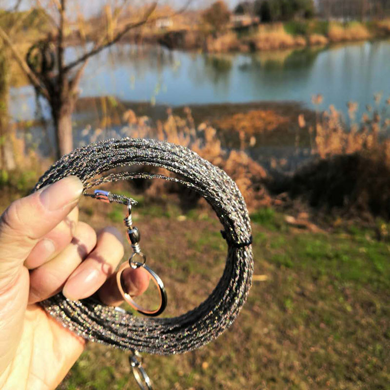 Mowing rope water grass wire saw Water grass rope water grass wire saw saw blade stainless steel wire saw 4 strands