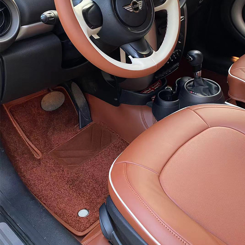 Mini Cooper Fully Surrounded 360 Aviation Soft Floor Mats Model3Y Four-Season Q5L Series Double-Layer Car Carpet